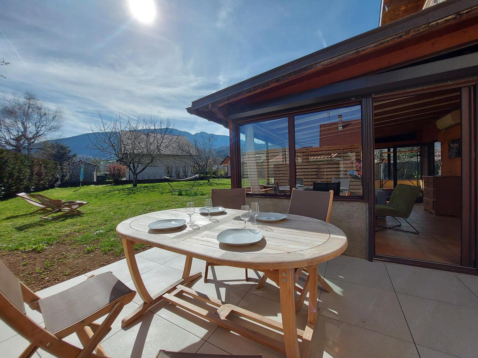 Entre Et Montagne, Cote Calme, Spacieux 3 Pieces Avec Grand Jardin Saint-Jorioz